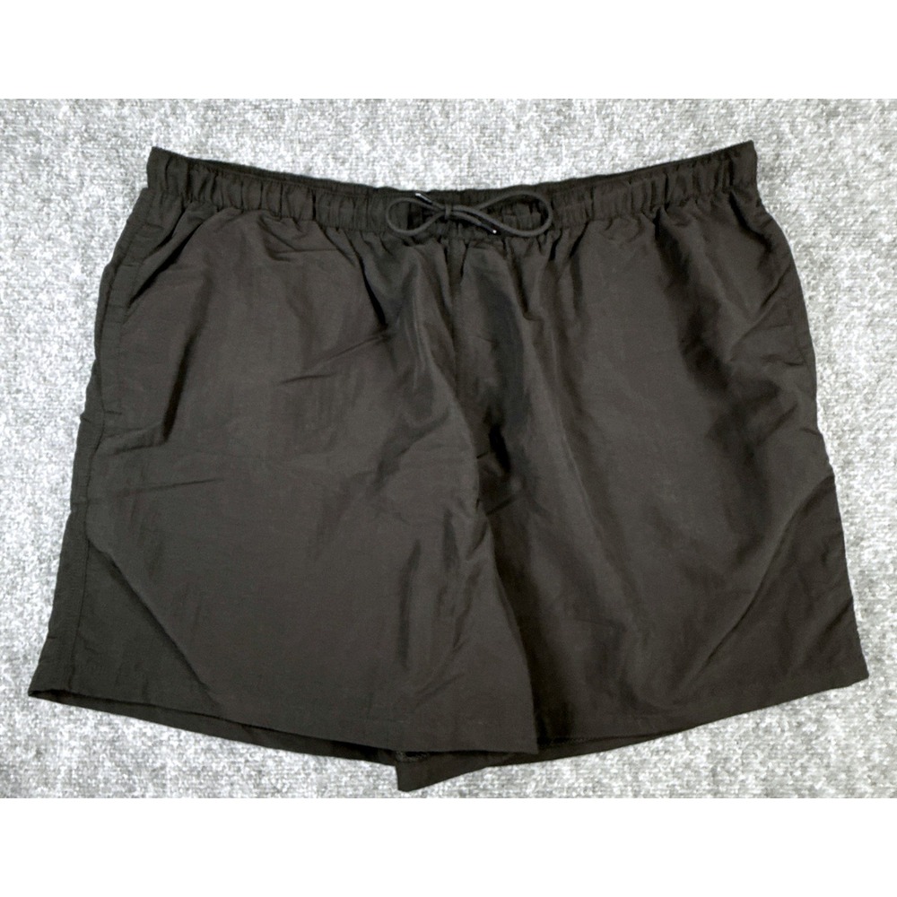 LCKR Mens Nylon Mesh Lined Shorts Black XXXL NWT
